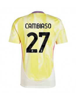 Juventus Andrea Cambiaso #27 Replika Borta Kläder 2024-25 Kortärmad